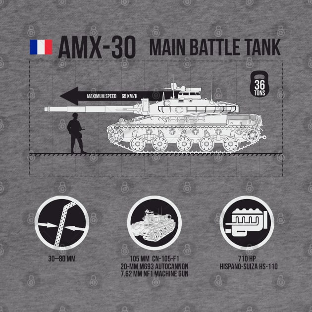 Infographics of AMX 30 by FAawRay